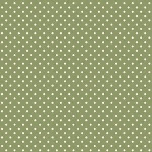 Tela verde Topitos - Tulipatch