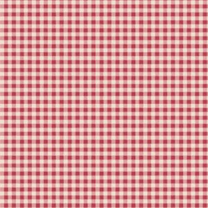 Tela Tilda Vichy Rojo