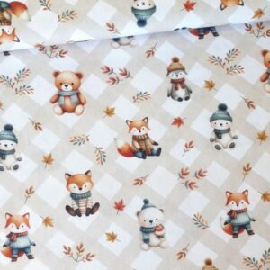 Tela Infantil Invierno en el bosque - Tulipatch