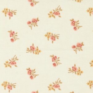Tela Florecitas marfil Sandalwood Moda - Tulipatch