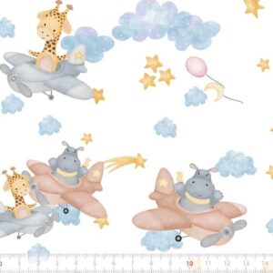 Tela Infantil Flying - Tulipatch