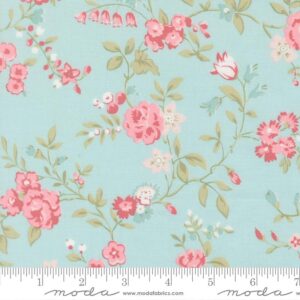 Tela Floral blue Abide Moda- Tulipatch