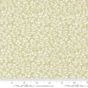Tela Hearts and Leaves green Abide Moda - Tulipatch