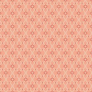 Tela Circles with Flower Geo rosa Maple & Marigolds - Tulipatch