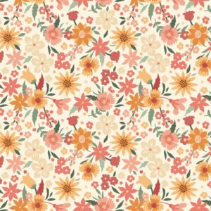 Tela Flowers Maple & Marigolds - Tulipatch