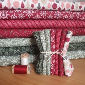 Pack Telas Gingerbread Lane Moda 50x110cm - Tulipatch