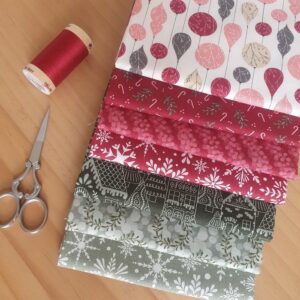 Pack Telas Gingerbread Lane Moda Fat quarter 50x55cm - Tulipatch