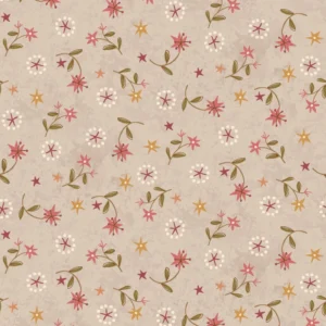 Tela Star Lily Scatter Topo Heart & Home - Tulipatch
