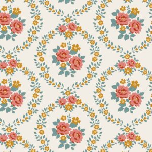 Tela Tilda Mable Warm Cream Village Life - Tulipatch