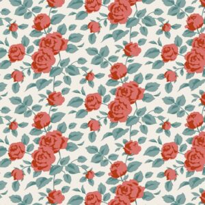 Tela Tilda Margot Rust Village Life - Tulipatch