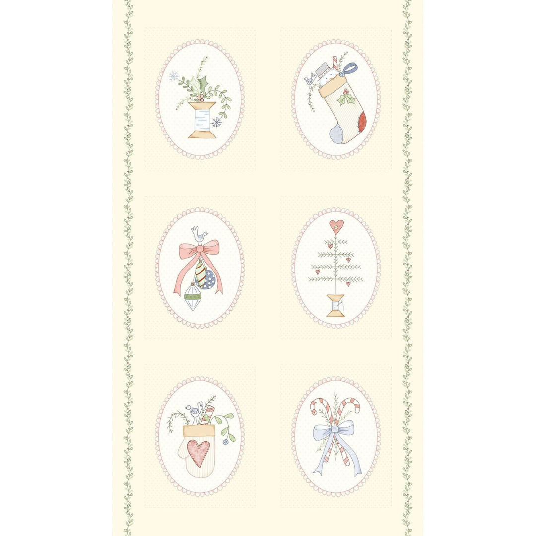 Panel Plumcute Christmas - Tulipatch