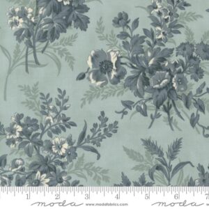 Tela Bouquets Florals Breathtaking Blues - Tulipatch