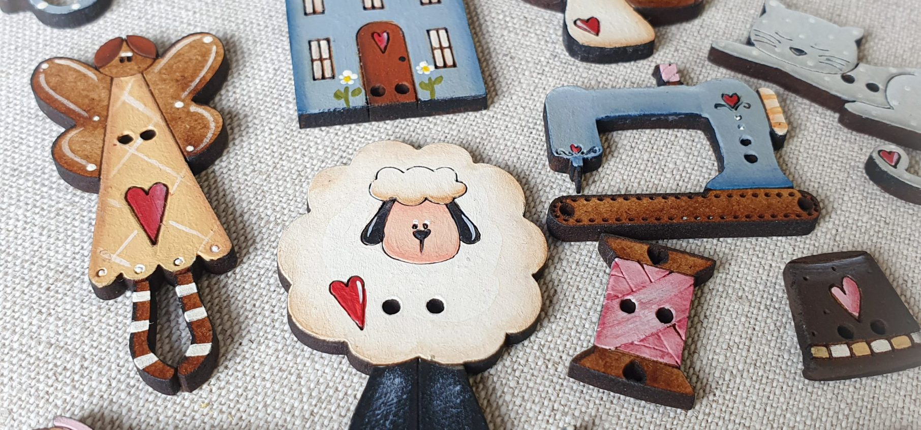 botones para patchwork - Tulipatch